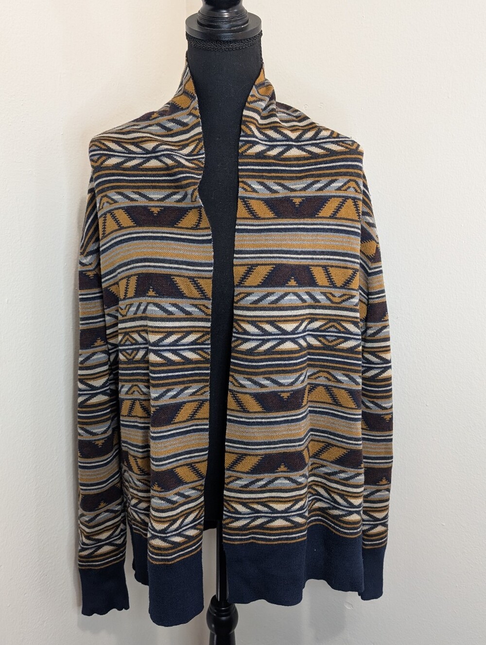 Pendleton Cozy Cabincore Outdoors Geometric Abstract Western Print Sweater M